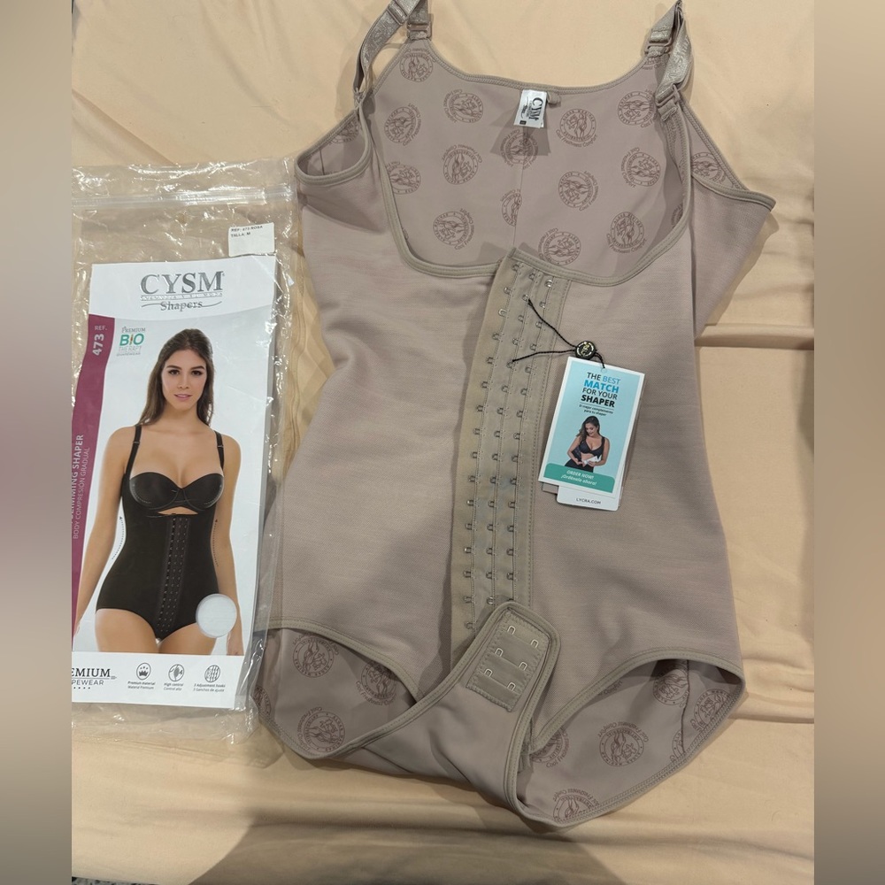CYSM Women's Taupe Shapewear Bodysuit